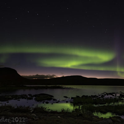 Polarlicht am Saanatunturi Anfang September