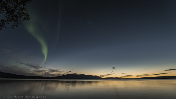 Das Sternbild "Großer Wagen" am Nordhimmel ist Ende August in Lappland wieder sichtbar.