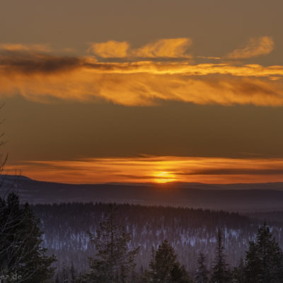 rkitunturi Mitte November, wenige Wochen vor Beginn der Polarnacht.